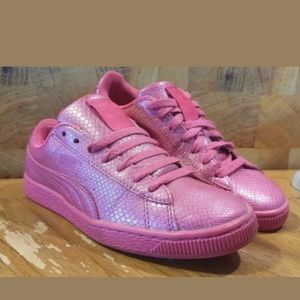Puma Classic Pink Metallic Sneaker Size 8